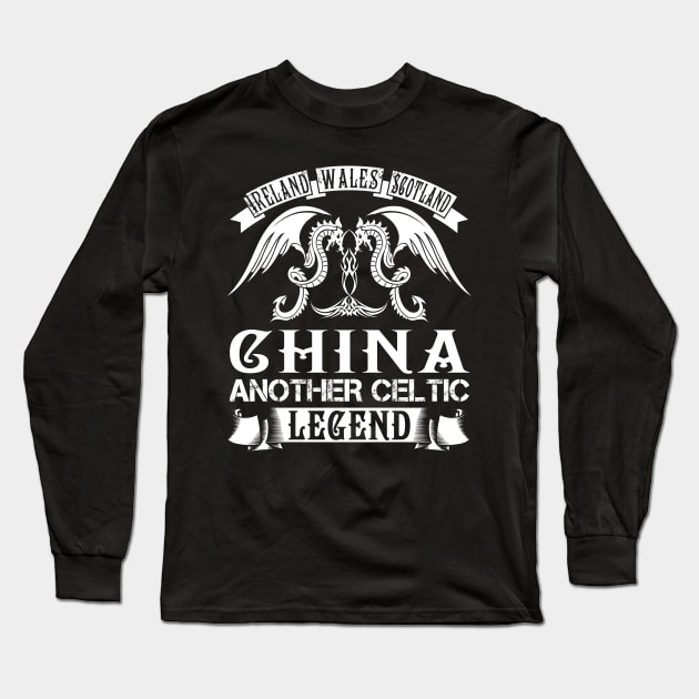 CHINA Long Sleeve T-Shirt by Narcisa
